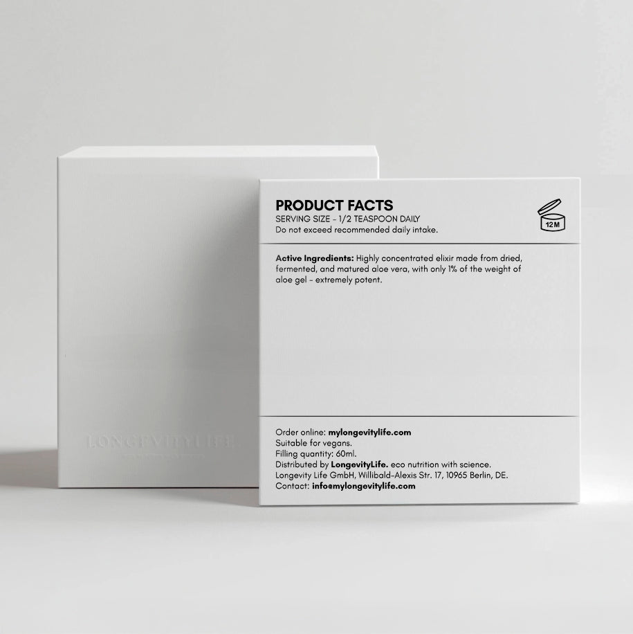 Ingredient Card of the Beauty Elixir by LongevityLife.